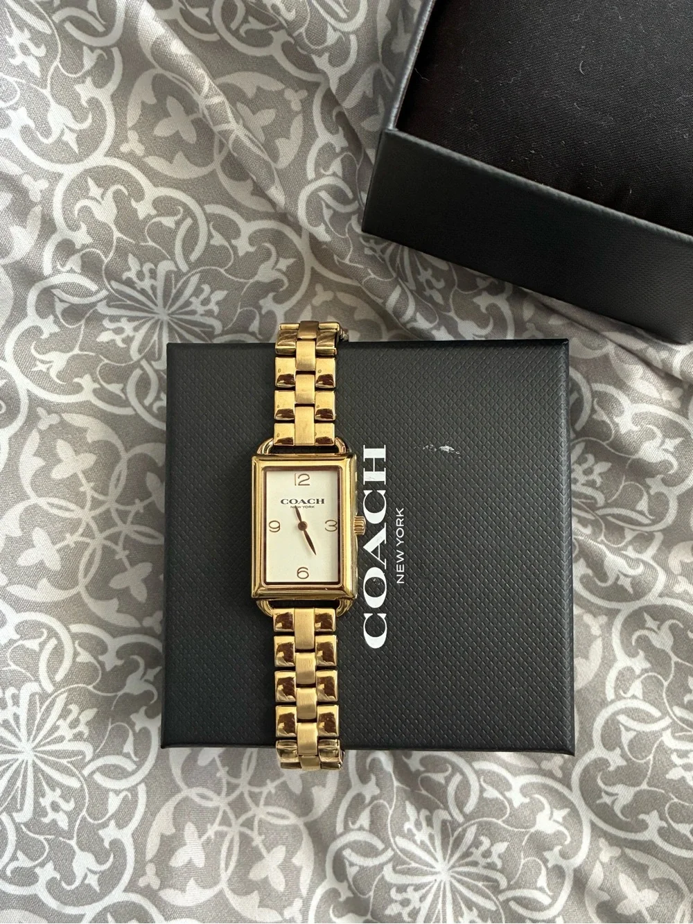 Coach gold watch